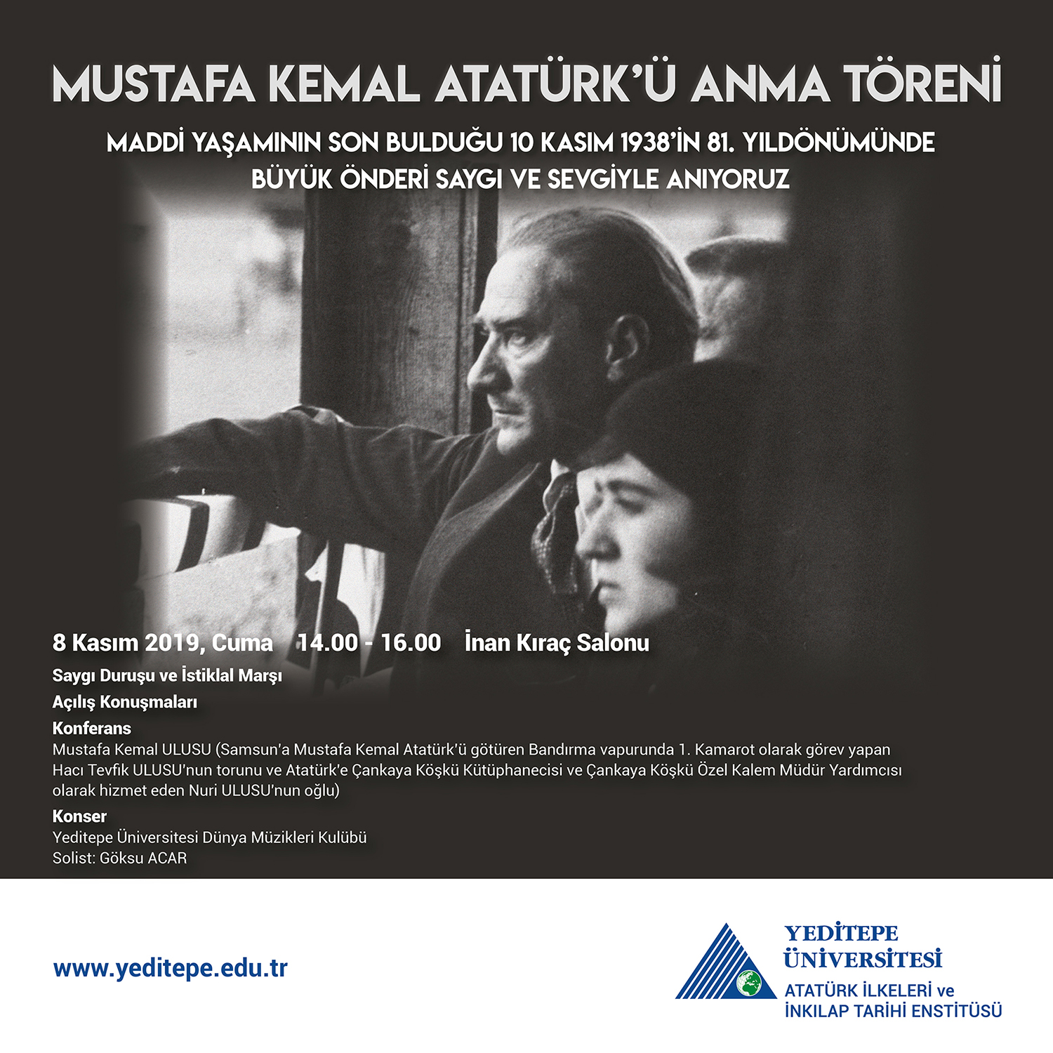 10 Kasim Ataturk U Anma Gunu Ve Ataturk Haftasi Fatih Mesleki Egitim Merkezi