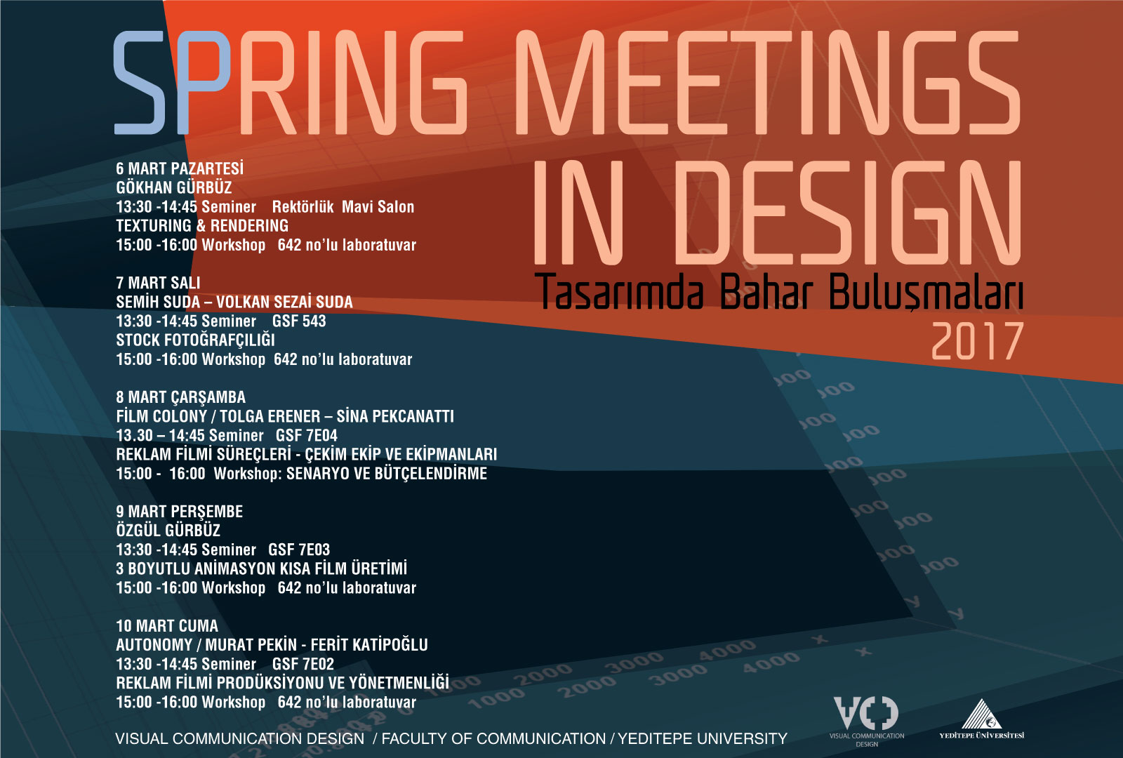 Spring Meetings in Desingn '17