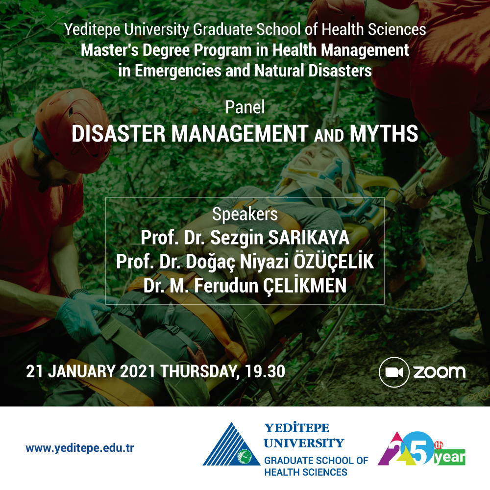Master's Degree Program in Health Management in Emergencies and Natural Disasters | Panel: Disaster Management and Myths