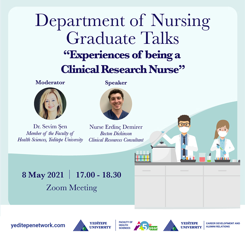 Department of Nursing Graduate Talks - Experiences of being a Clinical Research Nurse