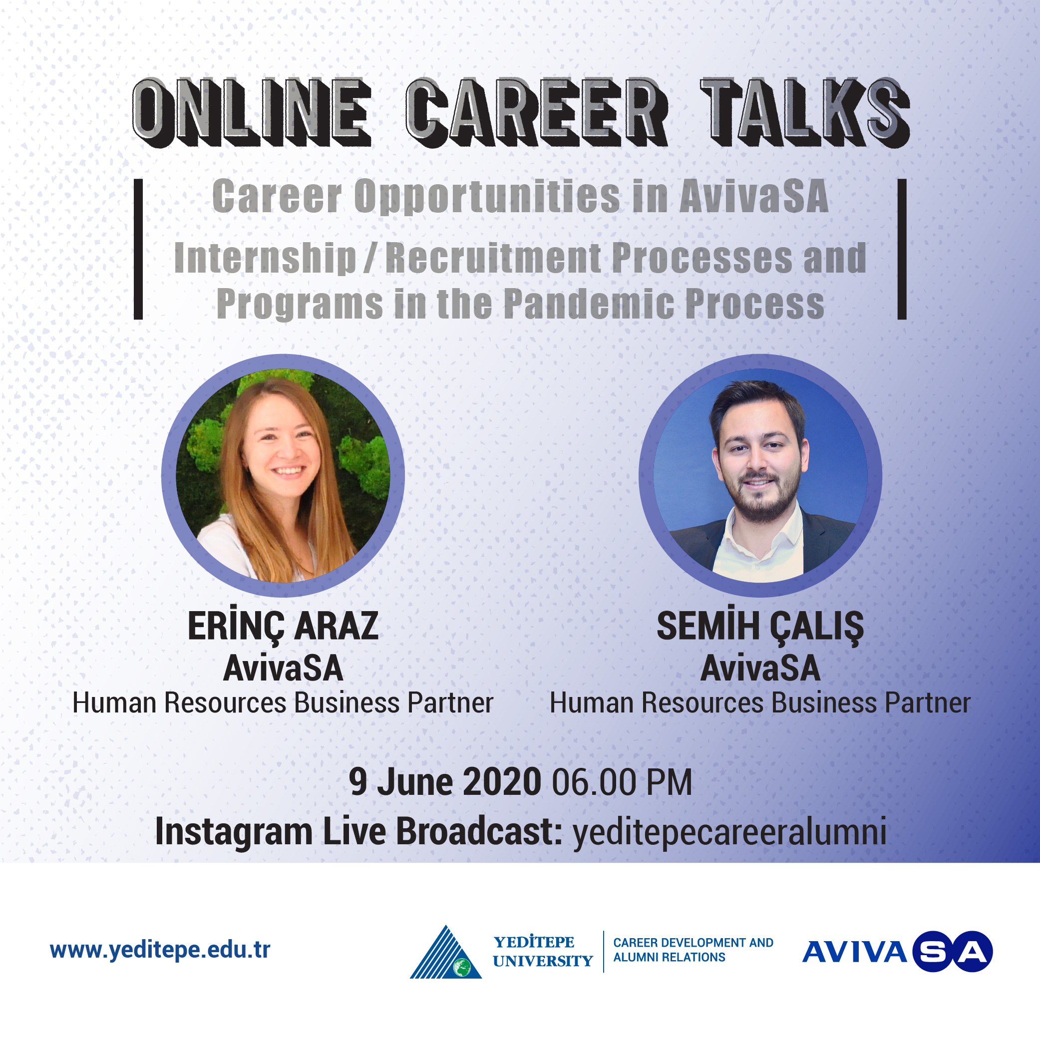 Online Career Talks - Career Opportunities in AvivaSA