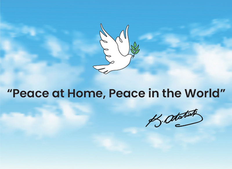 War is Destructive, Peace is Constructive!