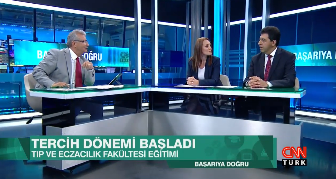 Prof. Dr. Sina Ercan ve Prof. Dr. Meriç Köksal Akkoç CNN Türk’e Konuk Oldu