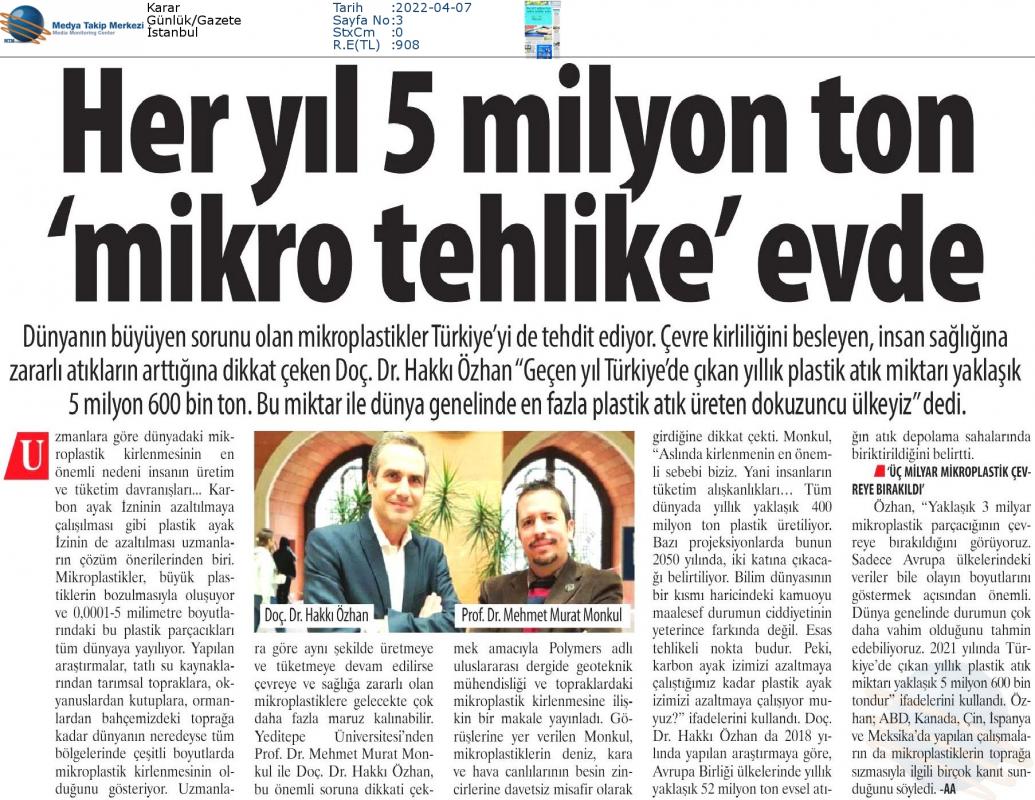 Plastik Ayak İzimizi Azaltmaya Çalışıyor muyuz?