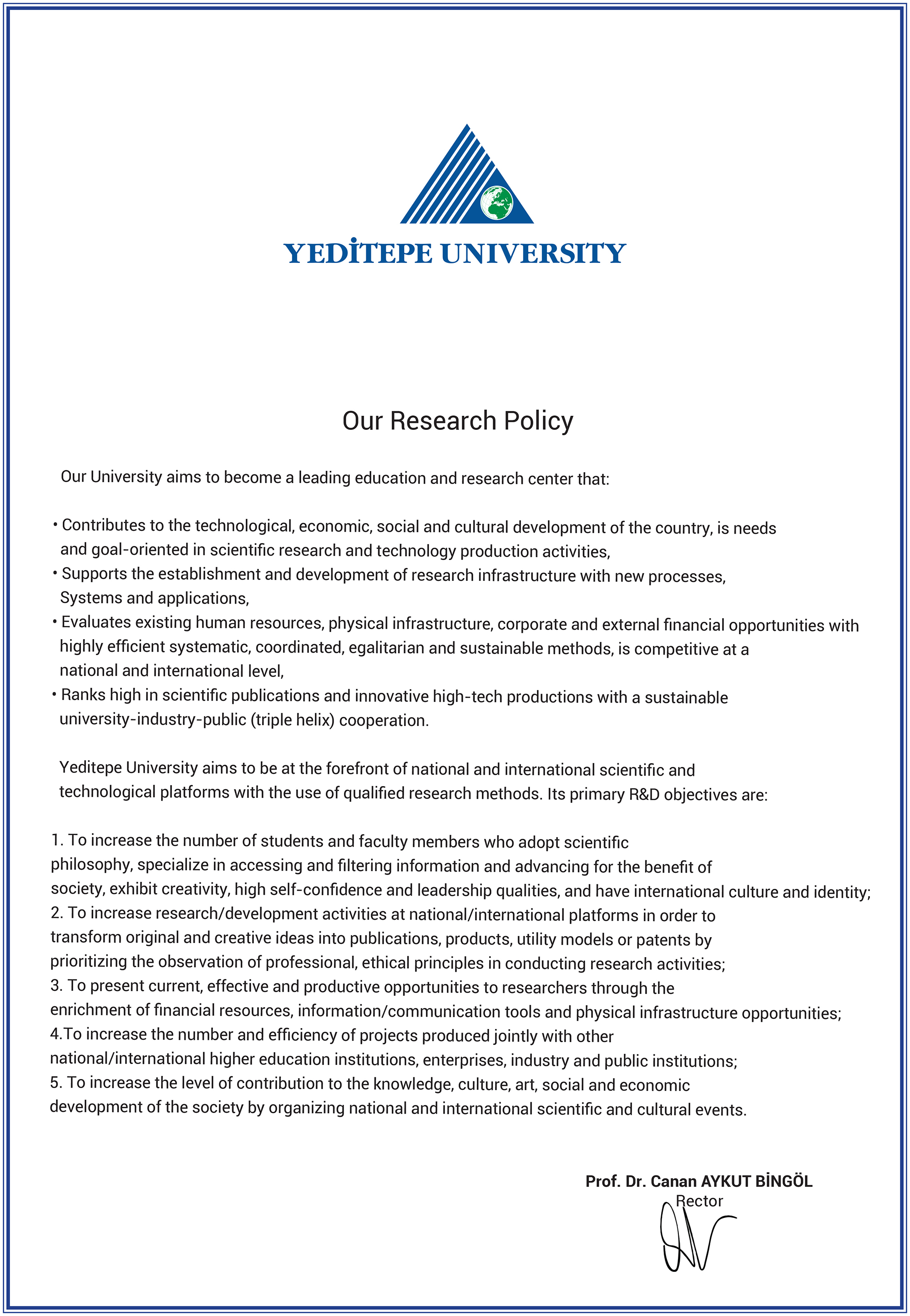 our_research_policy