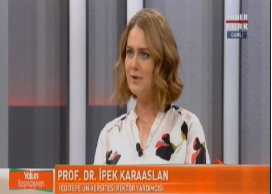 Üniversitemiz Rektör Yardımcısı Prof. Dr. İpek Karaaslan HaberTürk'e Konuk Oldu