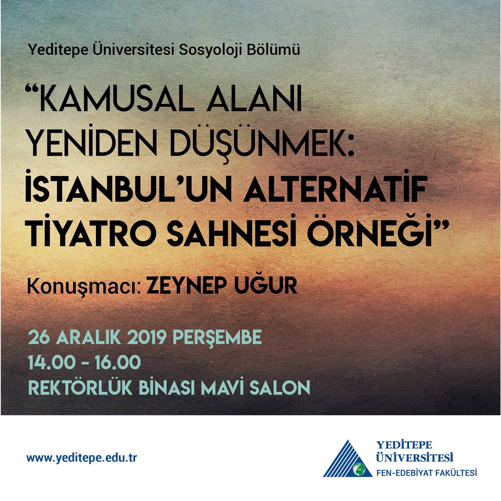 Kamusal Alanı Yeniden Düşünmek: İstanbul'un Alternatif Tiyatro Sahnesi Örneği