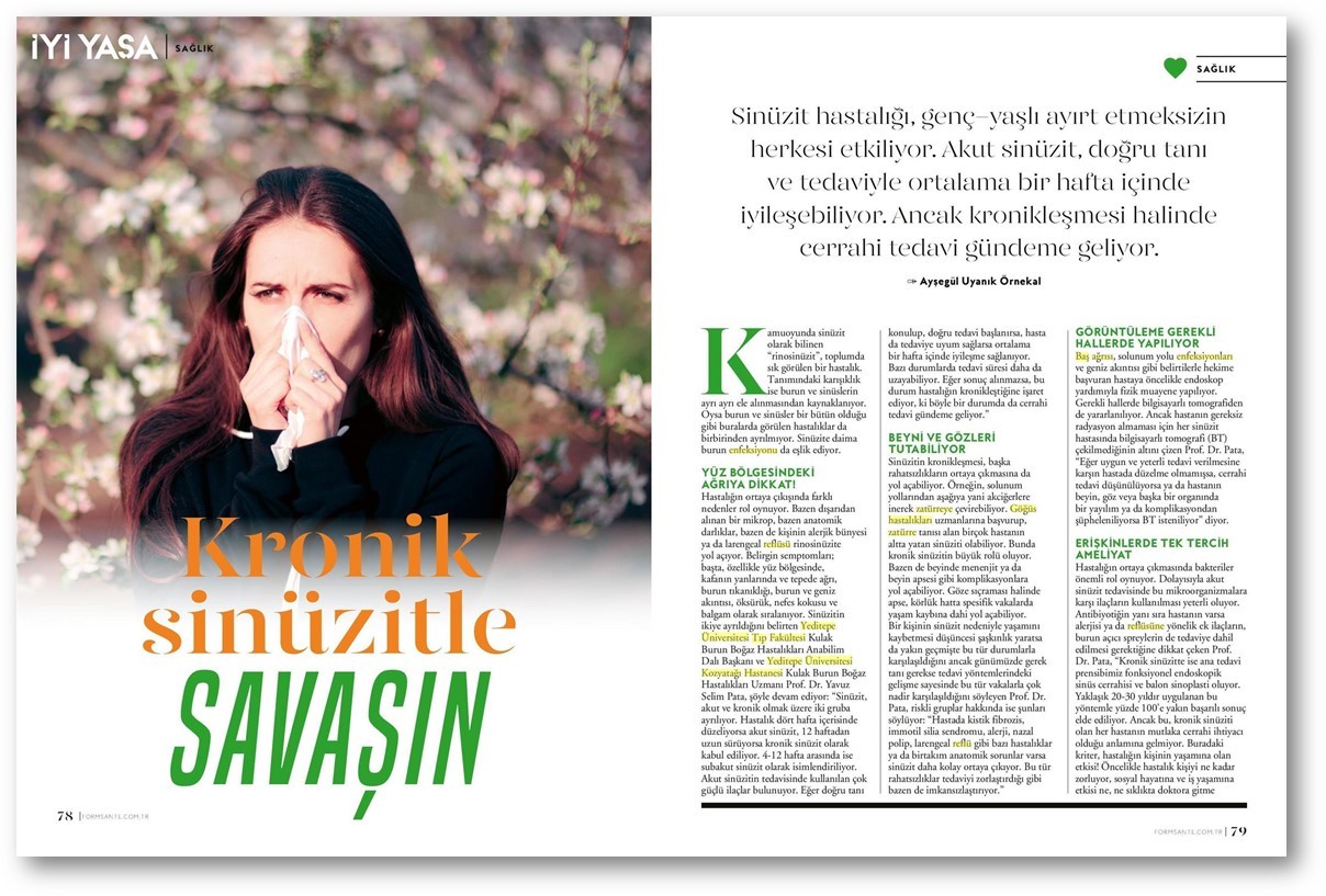 Kronik Sinüzitle Savaşın