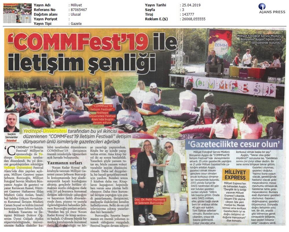 CommFest'19 ile İletişim Şenliği