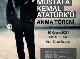10 Kasım Atatürk’ü Anma Töreni