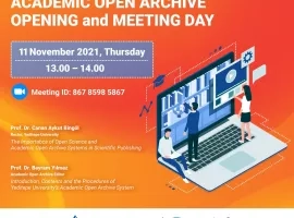 Yeditepe University Academic Open Archive Opening and Meeting Day
