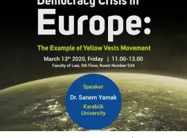 Democracy Crisis in Europe: The Example of Yellow Vests Movement