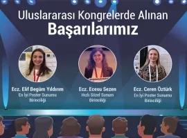 Uluslararası Kongrelerde Alınan Başarılarımız