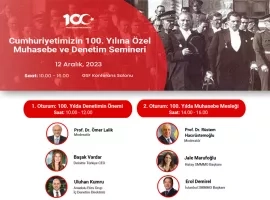 Cumhuriyetimizin 100. Yılına Özel Muhasebe ve Denetim Semineri