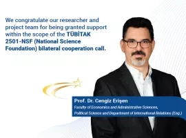 TÜBİTAK 2501 - Bilateral Cooperation Support Program with the US National Science Foundation (NSF)