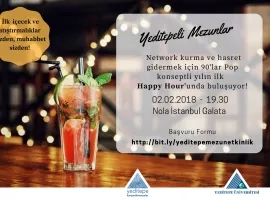 Yeditepeli Mezunlar Happy Hour'da Buluşuyor...