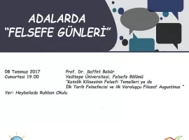ADALARDA  FELSEFE GÜNLERİ 
