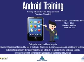 ANDROID EĞİTİMİ