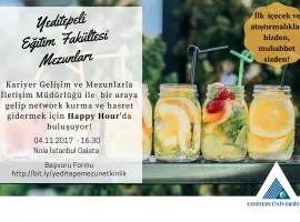 Eğitim Fakültesi Happy Hour'da Buluşuyor!