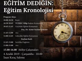 Eğitim Dediğin: Eğitim Kronolojisi