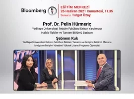Prof. Dr. Pelin Hürmeriç ve Öğrencimiz Şebnem Kuk, Bloomberg HT’ye Konuk Oluyor