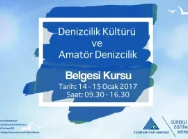 Denizcilik Kültürü ve Amatör Denizci Belgesi Kursu