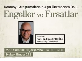 PSIR TALKS - Kamuoyu Araştırmalarının Aşırı Önemsenen Rolü: Engeller ve Fırsatlar