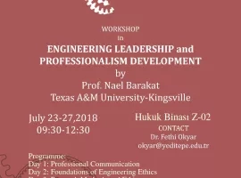 Mühendislikte Liderlik ve Mesleki Gelişim Çalıştayı