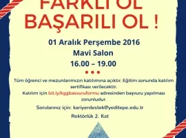 Farklı Ol Başarılı Ol!
