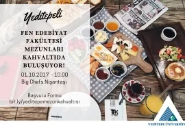 Fen Edebiyat Fakültesi Mezunları Kahvaltıda Buluşuyor!