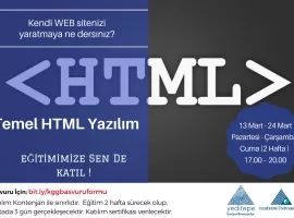 Temel HTML Yazılım Eğitimi