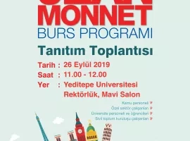 Jean Monnet Burs Programı Tanıtım Toplantısı