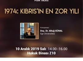 PSIR TALKS - 1974: Kıbrıs'ın En Zor Yılı