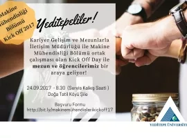 Makine Mühendisliği Bölümü Kick Off 2017