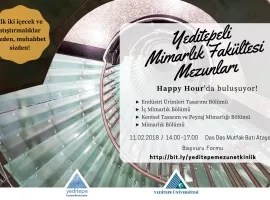 Mimarlık Fakültesi Happy Hour'da Buluşuyor!