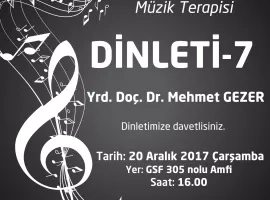 MÜZİK TERAPİSİ - DİNLETİ -7