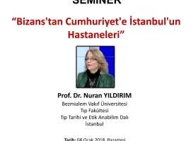 Bizans'tan Cumhuriyet'e İstanbul'un Hastaneleri 