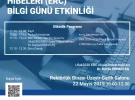 Avrupa Araştırma Konseyi Hibeleri (ERC) Bilgi Günü Etkinliği