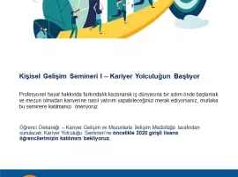 prePlus Academy - Kişisel Gelişim Semineri I - Kariyer Yolculuğun Başlıyor