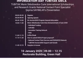 AB Ufuk2020 Programı Marie S. Curie Alanı Bilgi Günü