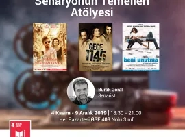 Sinema Kulübü - Burak Göral ile Senaryonun Temelleri Atölyesi