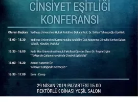 Hukuk Kulübü - Toplumsal Cinsiyet Eşitliği Konferansı