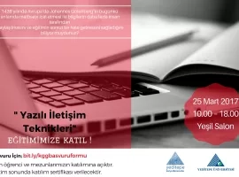 YAZILI İLETİŞİM TEKNİKLERİ 