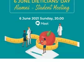 YUDİeNSA - 6 Haziran Diyetisyenler Günü | Mezun - Öğrenci Buluşması