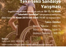 "Ya Sen Olsaydın" Tekerlekli Sandalye Yarışması