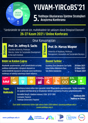 YIRCoBS'21 - 5. Yeditepe Uluslararası İşletme Stratejileri Araştırma Konferansı