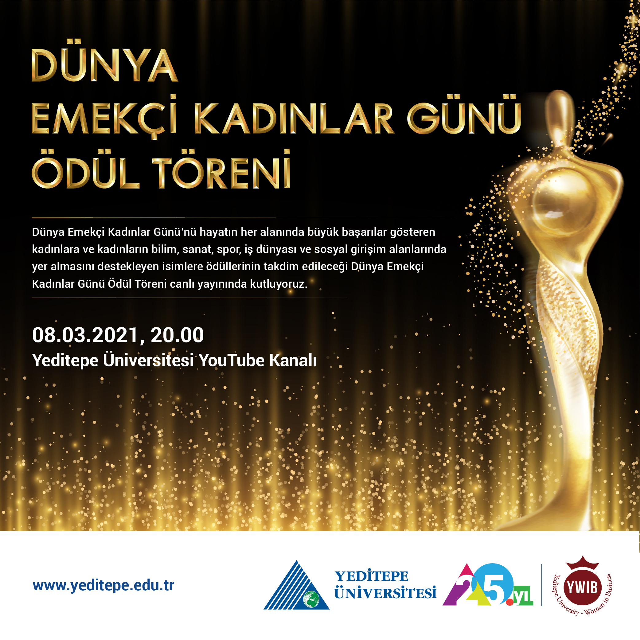 Toplumsal Cinsiyet Eşitliği için Çalışanlara Ödül