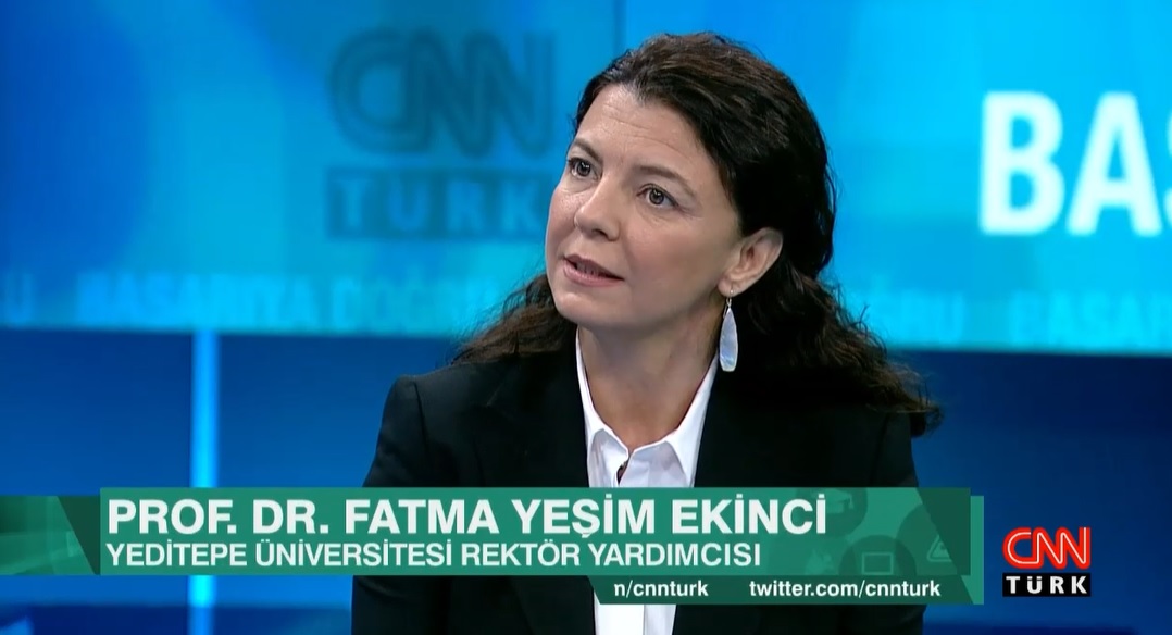 Prof. Dr. Yeşim Ekinci CNN Türk’e Konuk Oldu